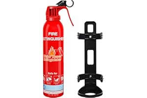 LEYANNY Fire Extinguisher for Home, Car, Kitchen, Vehicle, Boat, Garage, Portable A, B, C, K Class Fire Extinguishers with Mount, Emergency Survival Extinguisher, Easy Access, Versatile Fire Protection