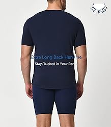 Comfneat Men's 3-Pack Undershirts Stretchy Cotton