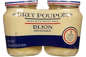 Grey Poupon Dijon Mustard 2 Pack 16oz each total 32oz