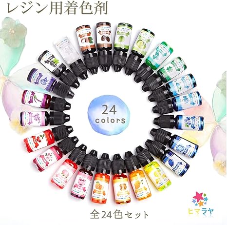 Amazon Co Jp ヒマラヤ レジン着色剤 24色セットx10ml カラー液 カラフル 白黒 赤 イエロー 青 緑 パープル 茶色系 レジン液用 Diy 手作り 手芸 レジンクラフト 着色料 ホビー Amazon Co Jp ヒマラヤ レジン着色剤 24色セットx10ml カラー液 カラフル 白黒 赤 イエロー 青 緑 パープル 茶色系 レジン液用 Diy 手作り 手芸 レジンクラフト 着色料 ホビー