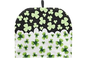 Rweroyiu St. Patrick's Day Tea Cozy for Kitchen Home Tea Pot 12.9 X 10.4 Inch Cup Cozy Tea Pot Covers Dust Cover Reusable Tea Cups Tea Sets Food Covers Kitchen Home Decorative