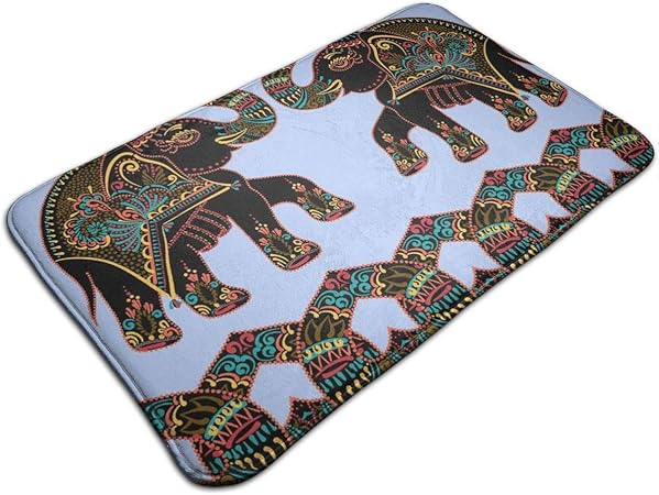 Uosliks Elefante (6) Alfombrilla para Interior Alfombra para Puerta
