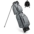 Ghost Golf Stand Bag - Lightweight Golf Bags for Men & Women, 3-Way Dividers with Premium Materials & Magnetic Pocket - Ideal for Walking, Par 3 Courses, and Driving Range