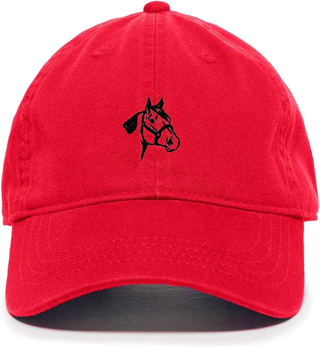 Horse Head Baseball Cap Embroidered Cotton Adjustable Dad Hat Amazon