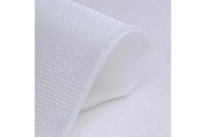 4BANG 96"x56" Speaker Grill Cloth Stereo Mesh Fabric Repair and Replacement Home Speakers Dustproof,Protection,Scratch Resistance Speaker Grill Fabric (White)