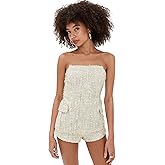 Line & Dot Women's Clover Strapless Top