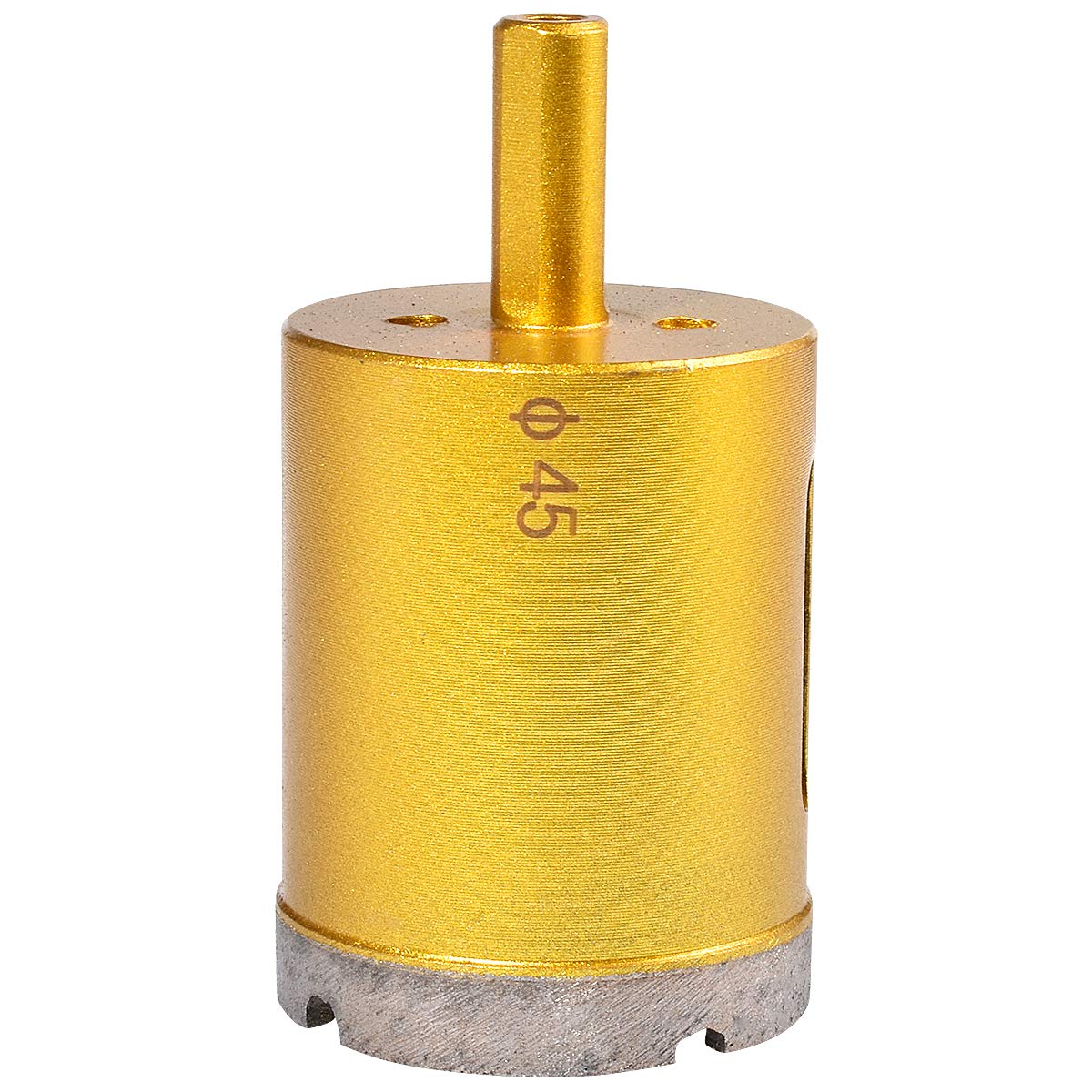 KATUR 45mm Dia Diamond Hole Saw Diamond Core Drill Bit, Masonry Hole Saw Porcelain Tile Hole Cutter for Marble, Glass, Slate, Ceramic, Granite, Quartz Gemstone