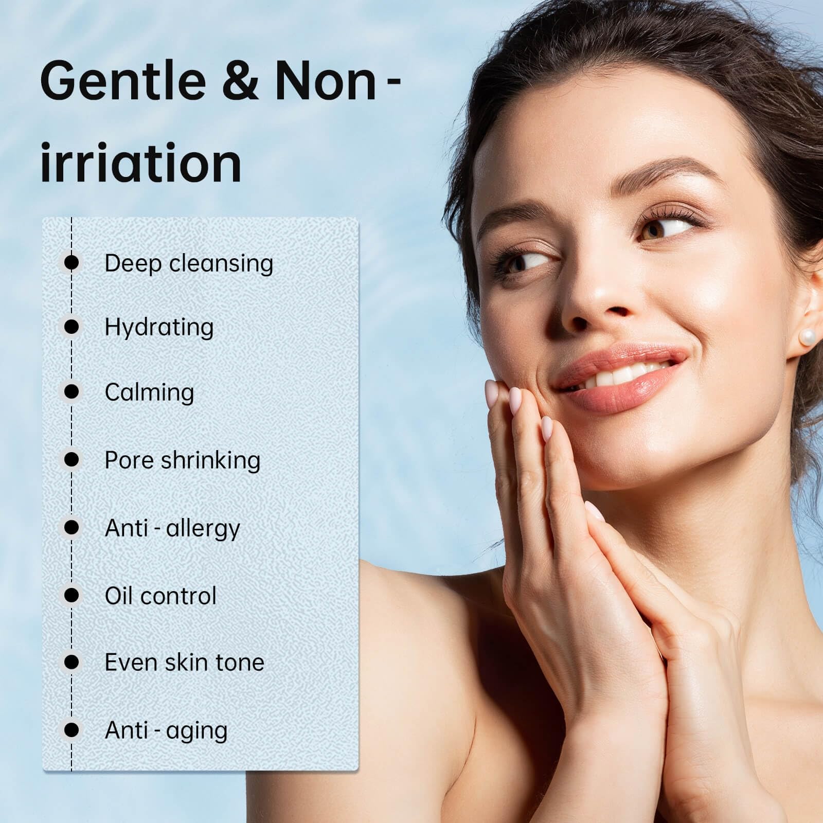 VGO Skin Care Set, Anti-Aging Moisturizing Repairing Soothing Snail Mucin Facial Skin Care Routine Kit for Dry Sensitive Dull Skin, 13.58 Fl Oz