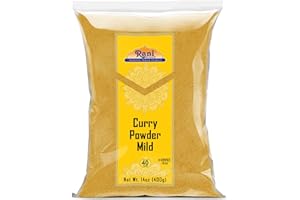 RANI BRAND AUTHENTIC INDIAN PRODUCTS Rani Curry Powder Mild (10-Spice Authentic Indian Blend) 14oz (400g) ~ All Natural | Salt-Free | NO Chili or Peppers | Vegan | No Colors | Gluten Friendly | NON-GMO | Kosher | Indian Origin