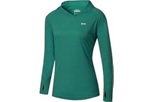 Willit Women's UPF 50+ Sun Protection Hoodie SPF Shirt Long Sleeve Hiking Fishing Outdoor Shirt Lightweight Hoodie