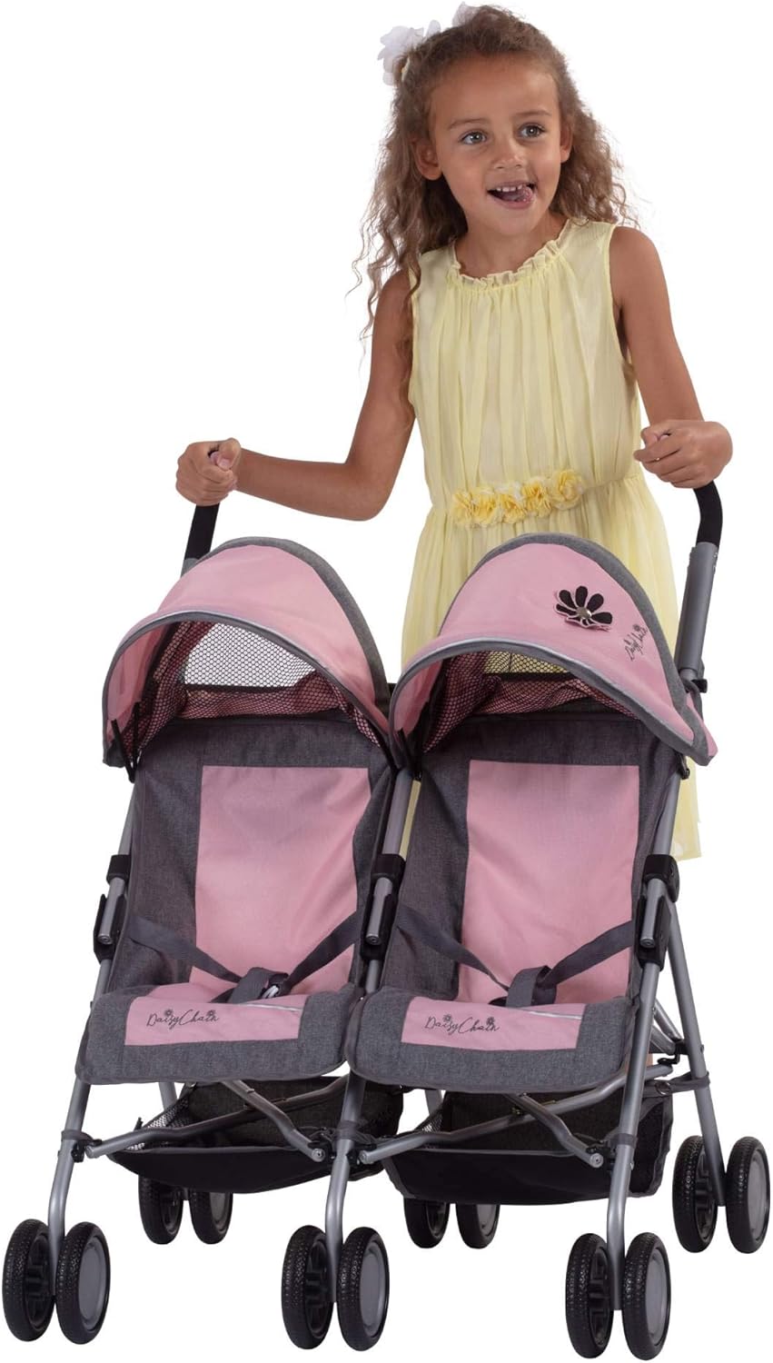 carro gemelar muñecos