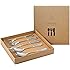 Premium Stainless Steel Kids Utensil Set, 5 Piece: 2 Forks, 2 Spoons, 1 Knife. Highest Quality, Lifetime