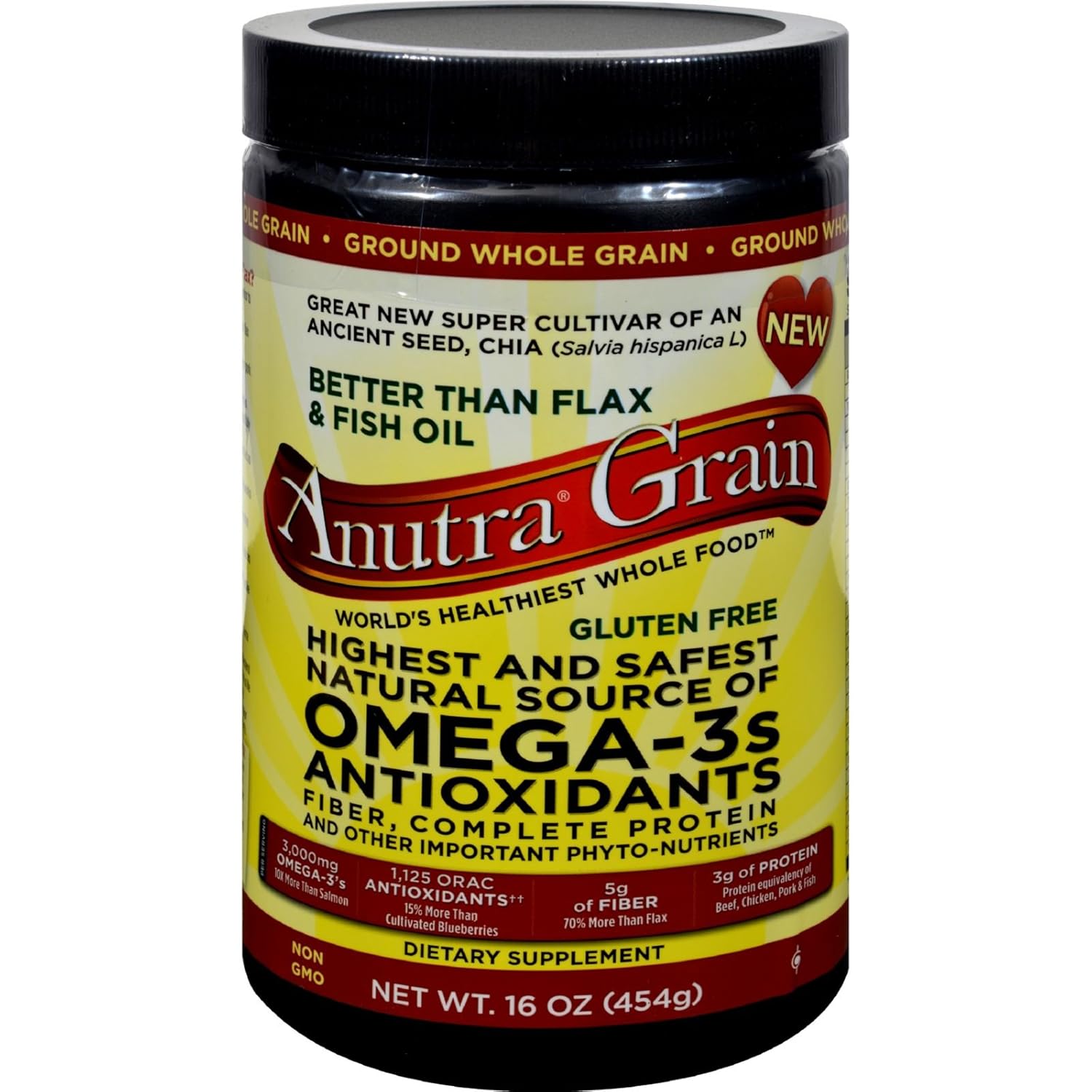 Anutra Omega 3 Antioxidants Fiber And Complete Protein Ground 16 Oz #vegan #ground #beef Anutra Omega 3 Antioxidants Fiber And Complete Protein Ground 16 Oz