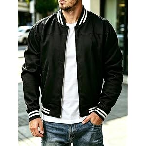 Men's Casual Jacket, Lightweight Breathable Outdoor Sport Coat, Machine Washable, All-Season Versatile