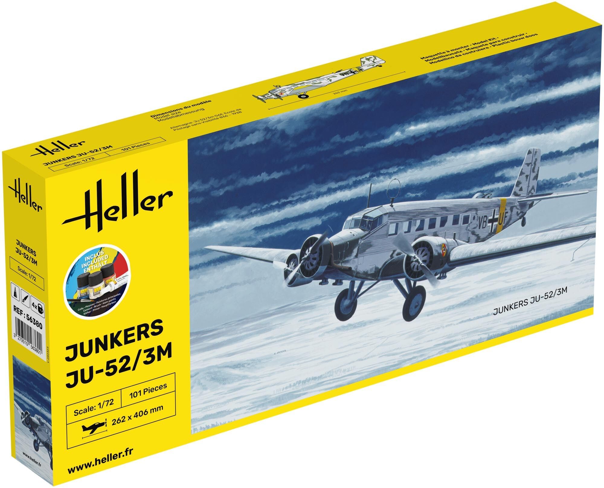 Heller 56380_Junkers Ju-52/3M_1:72