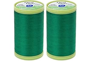 2-Pack Bundle Coats & Clark Dual Duty Plus Hand Quilting Thread 325yds Field Green s960-6670