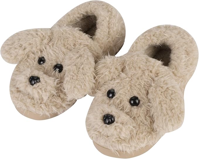 Hausschuhe Damen Mädchen Winterpantoffel Plüsch Kuschelig Slippers