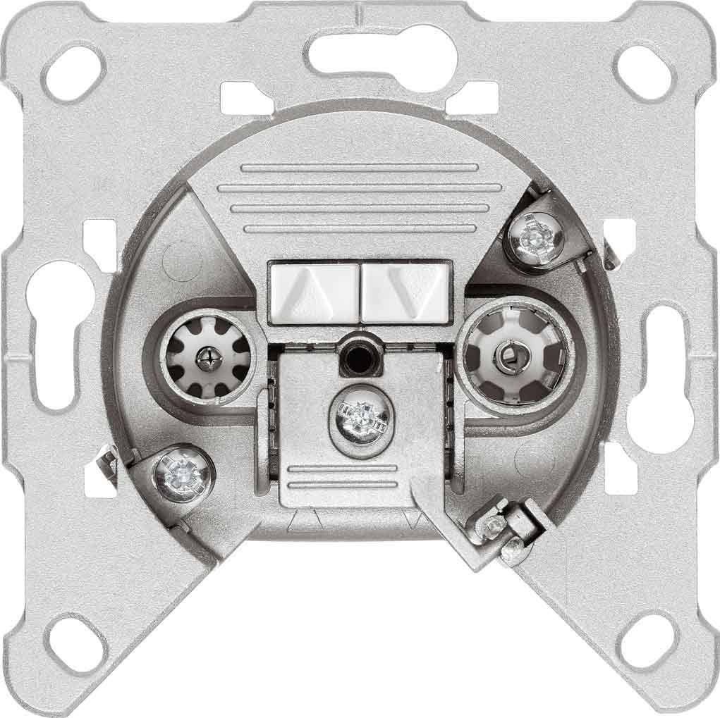 Triax GEDU 10 Universal Antenna Socket 10 dB, n.a, 1x Durchgangsdose 2-fach