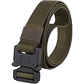 Efanr 1 inch Tactical Belt for Men, Military Nylon Web Work Belts, Quick Release Buckle Belts