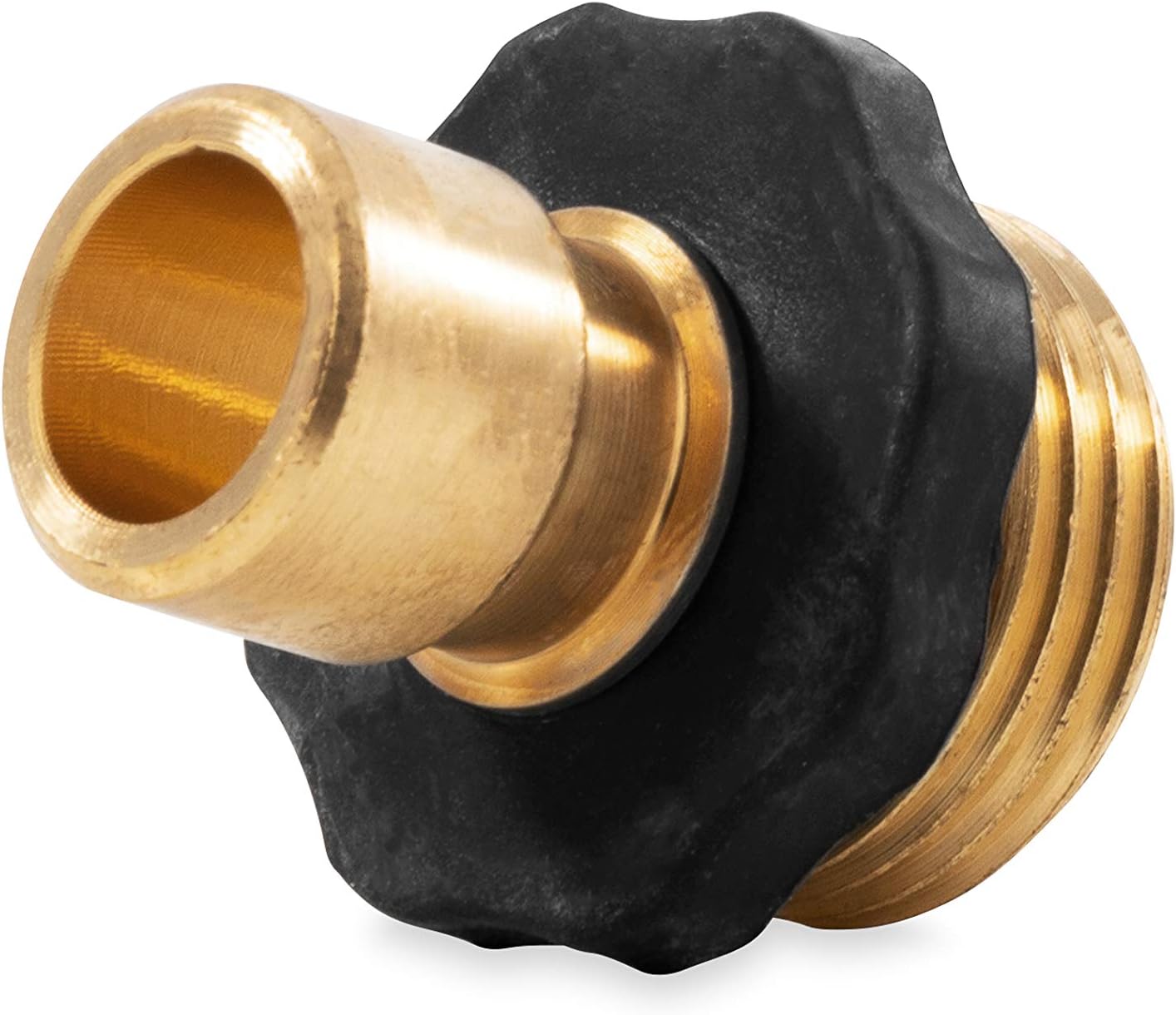 Camco 5/8" Brass and Steel Quick Hose Disconnect - Connect and Disconnect Between Multiple Hose Attachments | Automatic Shut-Off When Disconnected | 1 Female & 3 Male Fittings - 4 Pack - (20136): Automotive
