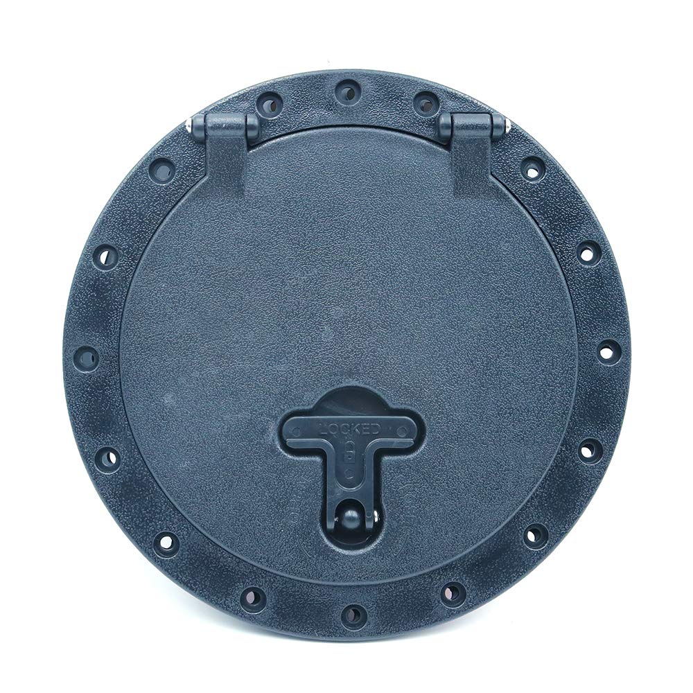 Namvo Marine Hatch Cover, 8 Inch Kayak Pull Out Deck Plate with Red Bag Kayak Canoe Accessories