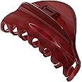 Camila Paris CP2529 French Hair Clip for Women for Thick Hair for Long Curly Wavy Hair, Red, Girls Hair Claw Clips Jaw Styling Hair Accessories for Women, Strong Hold No Slip Grip, Made in France