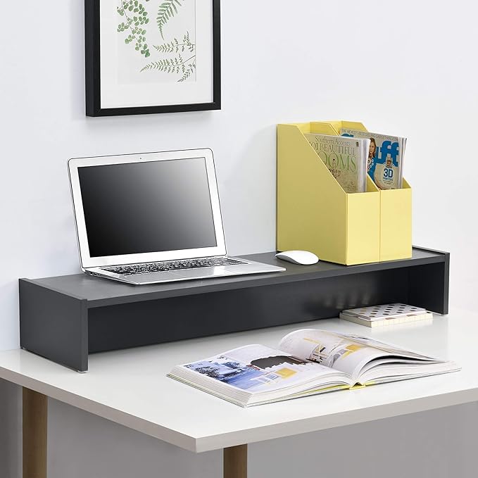 Supporto di Rialzo Monitor, TV, PC Portatile 90 x 30 x 13 cm Mobile in