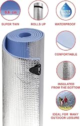 ADEPTNA Heavy Duty Waterproof Roll Up Mat 180x50x0.6cm EVA Foam Blue view 3