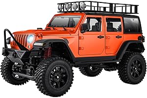 ARRIS 1/12 RC Crawler, MN-128 RC Rock Crawler 4x4 4WD RC Jeep Truck, 2.4GHz Remote Control Off Road Car with LED Lights for Adults, Hobby Grade RTF Toy Vehicle Gifts