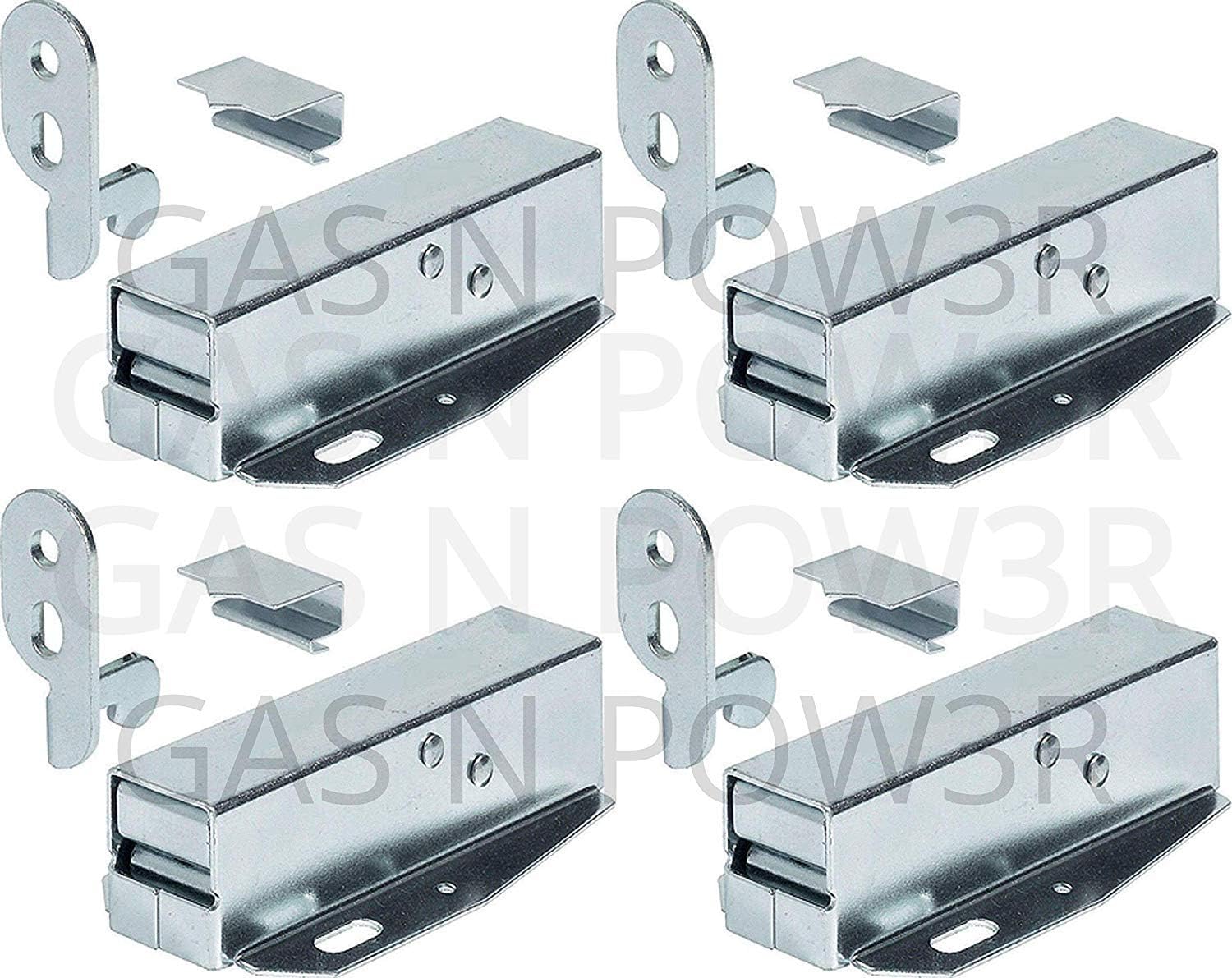 x4 Tutch Latch Automatic Spring Catch for Press to Open Cupboard Doors