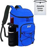 WOLT Cooler Backpack,24 Cans Insulated Backpack Cooler Leakproof,Lightweight Soft Cooler Bag,Camping Cooler,Large Capacity Beach Cooler,Waterproof Travel Cooler Lunch Backpack for Hiking