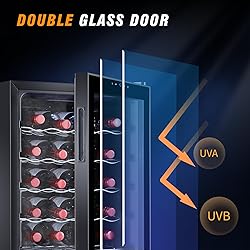 STAIGIS Wine Cooler and Beverage Refrigerator, 20