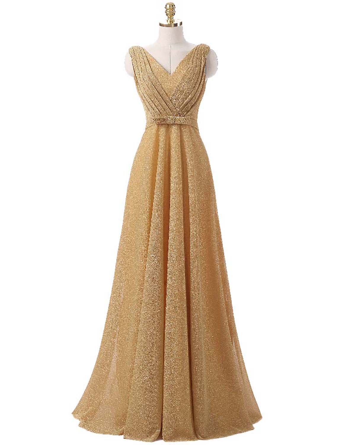 Plus Size Gold Dress