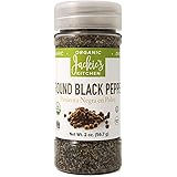 Jackie's Kitchen Ground Black Pepper, 2 Ounce