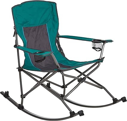 hydraulic rocking camp chair