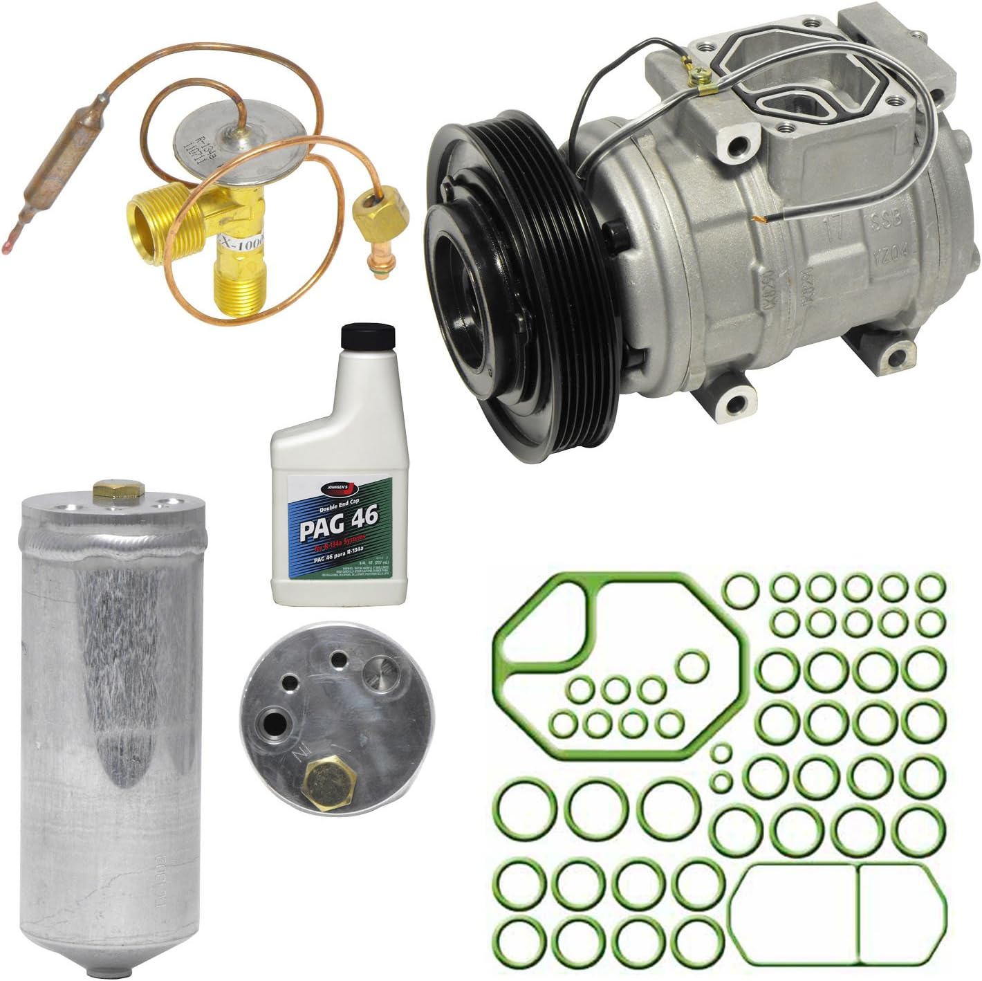 Universal Air Conditioner KT 3808 A/C Compressor and Component Kit