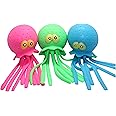 Curious Minds Busy Bags Set of 3 Large Jellyfish/Octopus Pool & Bath Toy - Water Bomb Splash Soaker Ball Toys Games Fun Soak Wet Water Toy - Reusable Water Balloon