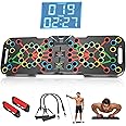 Push Up Board, with Automatic Count & Timer, 41 Push Up Bar, Updated Foam Handles, Portable Home Workout Equipment, Push Up Strength Training Equipment
