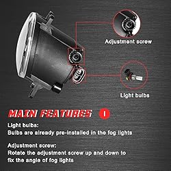 Driving Fog Lights Lamps Replacement for 2011-13