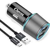 Rapid USB C Car Charger, Compatible for Samsung Galaxy Note 20/Ultra/Note 10/Plus/9/8/S20/S20 Plus/Ultra/S10+/S10e/S9/S8/A50/