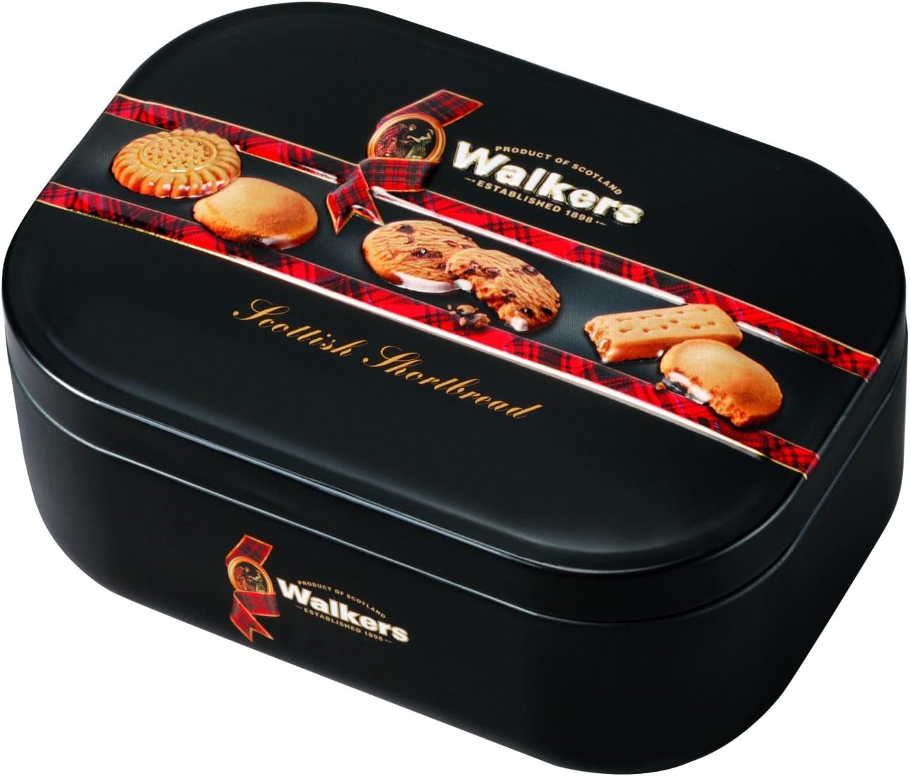 Walkers Assorted Shortbread Keepsake Tin, Scottish Shortbread, Cookie