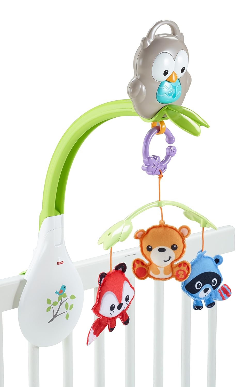 FisherPrice Woodland Friends Musical 3in1 Mobile Crib, Lullaby Music