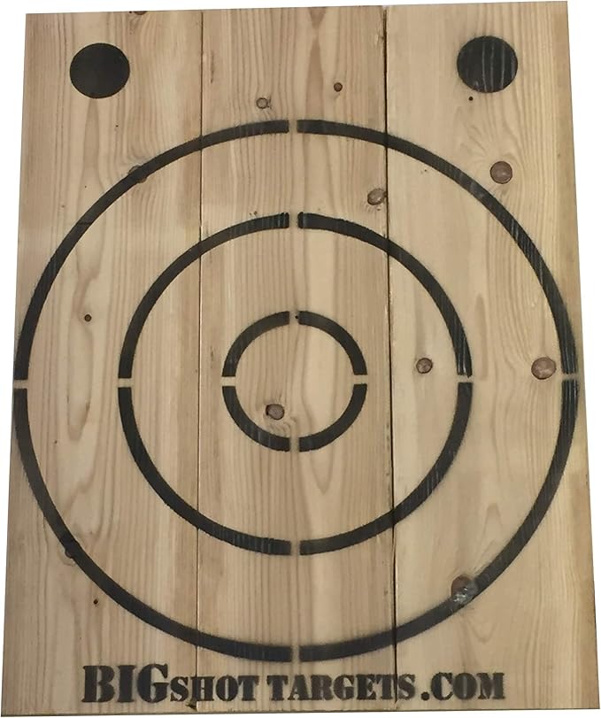 BIGSHOT Wooden Axe Throwing Target with Bottle Opener, Targets