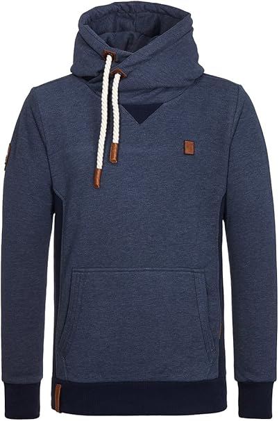Naketano Herren Kapuzenpullover Pommes Im Weltall Vi Hoodie Indigo Blue Melange Gr Small Amazon De Bekleidung