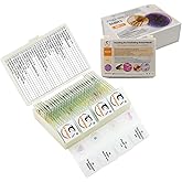 30 Prepared Microscope Slides with Specimens for Kids Students-Animal and Plant Microscope Slide Sets - Random Delivery (Either One Set) for Biological Lab, Children's Science Education, Homeschooling