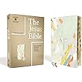 The Jesus Bible Artist Edition, ESV, (With Thumb Tabs to Help Locate the Books of the Bible), Leathersoft, Multi-color/Teal, Thumb Indexed