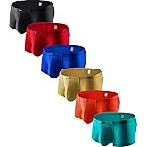 iKingsky Men's Bulge Boxer Briefs High Stretch Shorts Underwear Low Rise Trunk Under Panties for Men