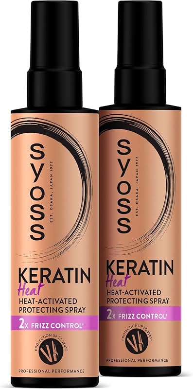 Protetor térmico de queratina, 2 x 200 ml
