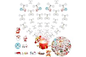 50 Christmas DIY Stickers 12 Butterfly Wind up Magic Flying Butterfly Cards Surprise Insert Toys Rubber Band Butterfly Toys f