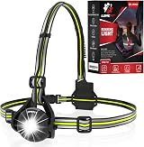 LUMEFIT Run Light Chest LED Headlamp 500 Lumen 120° Beam USB Rechargeable